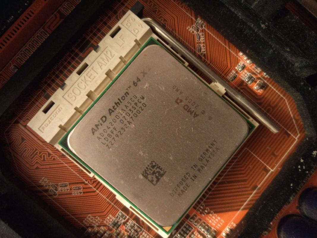 The heart of the system. It wasn't fast nor power efficient, but at least I had something.