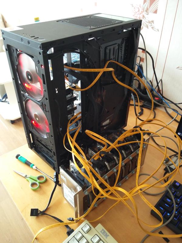 How to migrate from an 8x HDD setup to something more sensible.