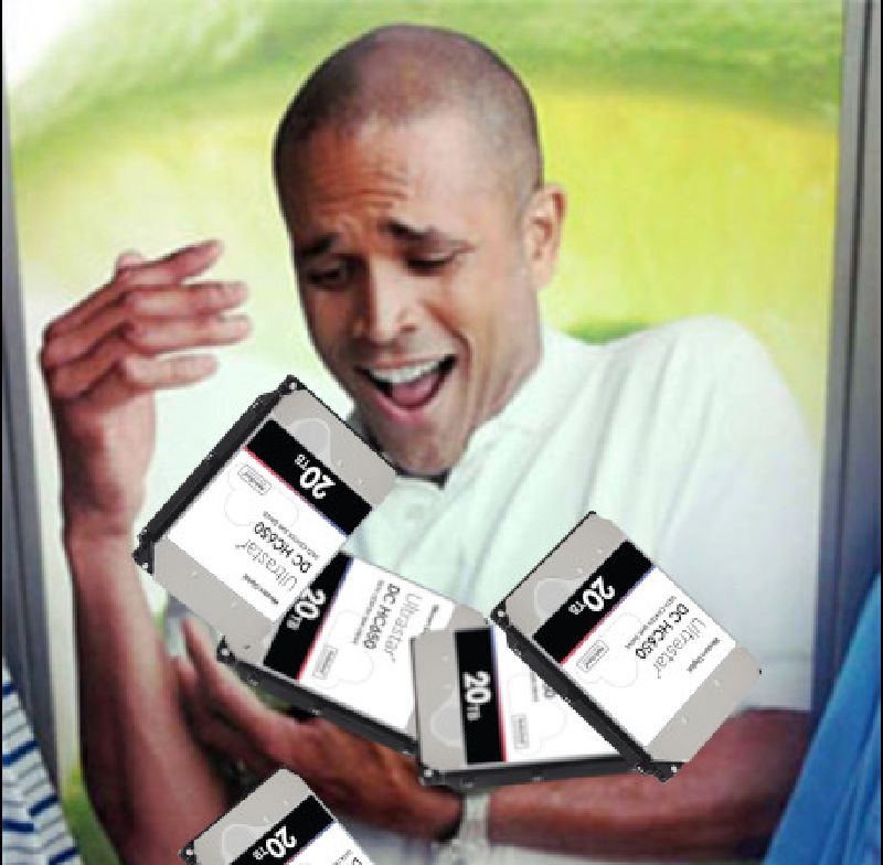Why can't I hold all these hard drives?