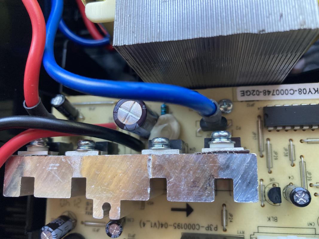 Inside of the UPS.