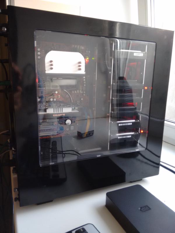 First actual server setup that I had.
