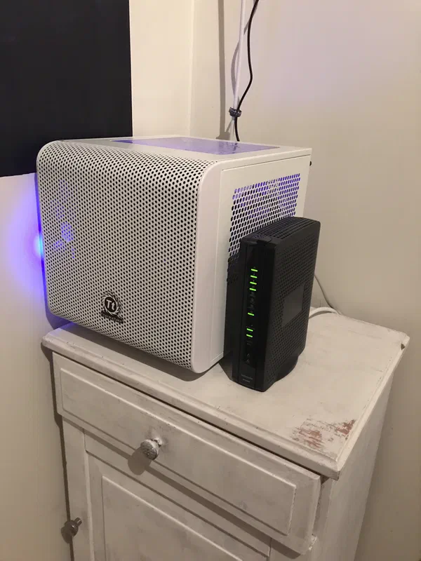 RGB-powered server.