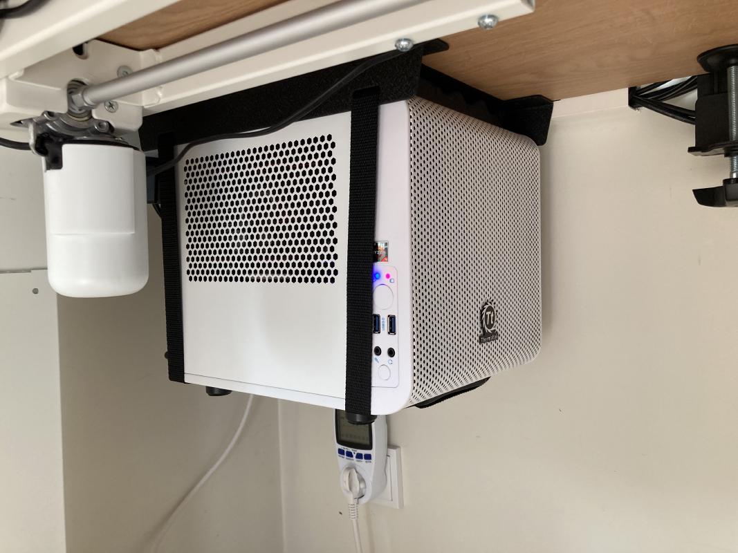The all-in-one setup.