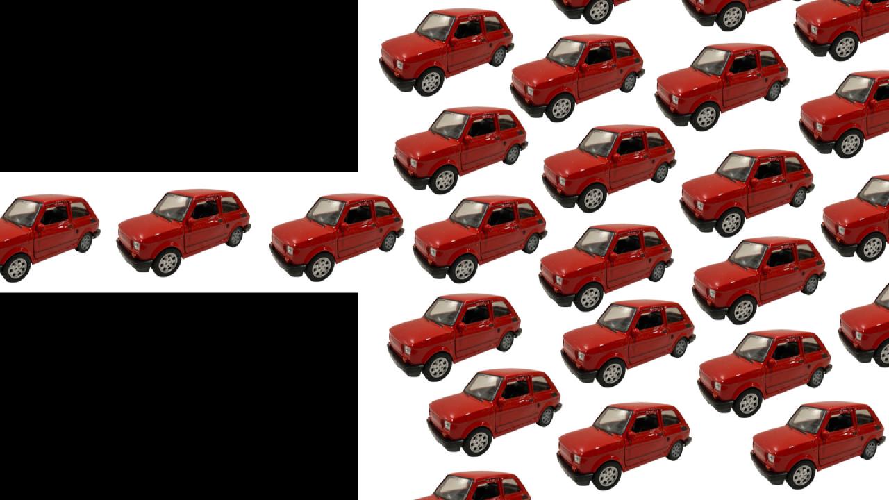 Rough representation of the situation we were facing.
Not pictured: honking and yelling.