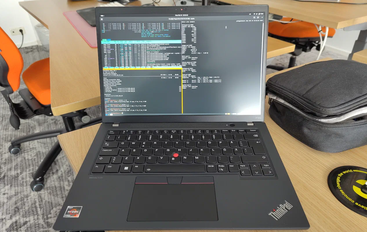 Lenovo ThinkPad P14s gen 4 (AMD): it doesn't suck under Linux