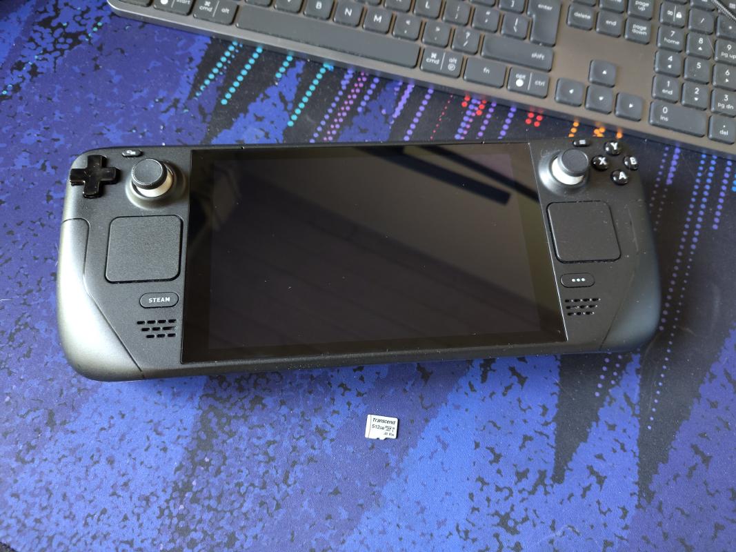 Half a terabyte of games, all in that small microSD card.