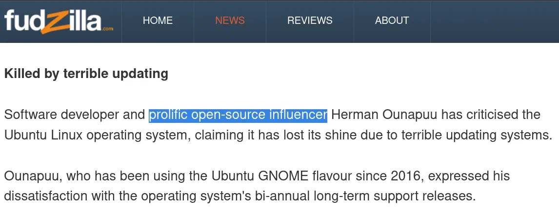 Turns out that I'm a 'prolific open-source influencer' now
