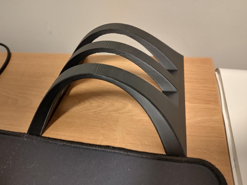 The dual vertical laptop stand.
