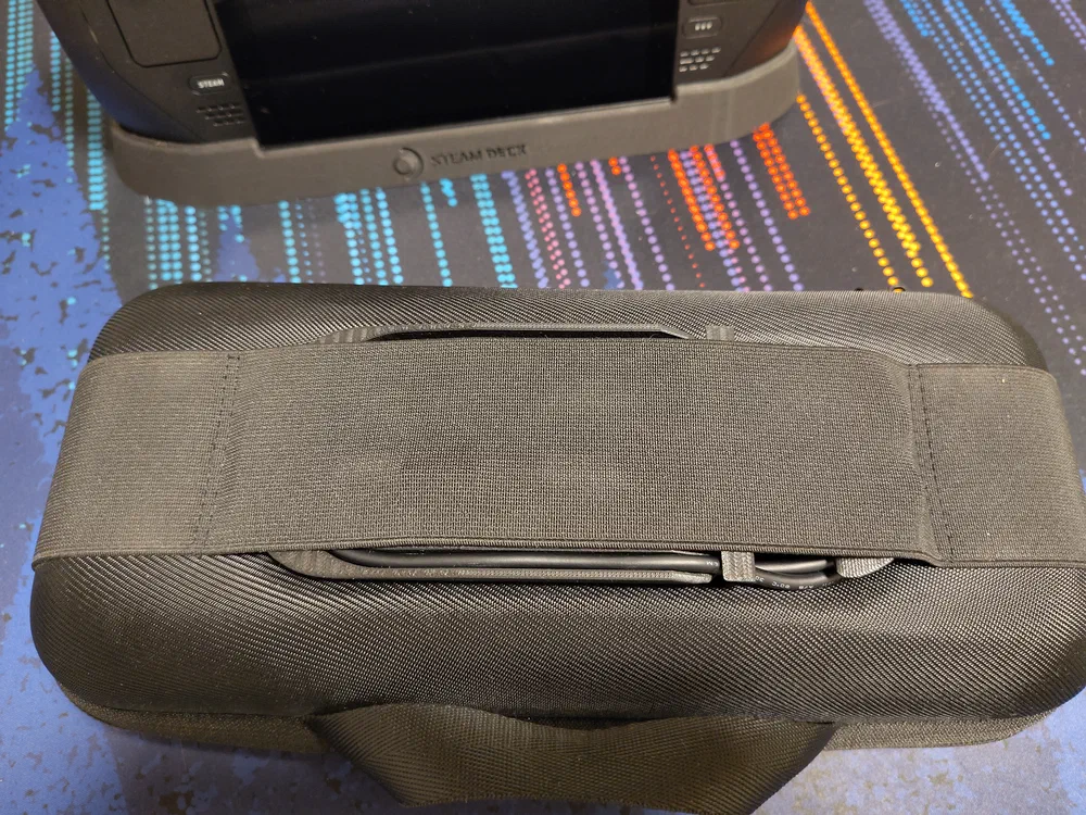 It's not the cleanest solution, but it's the best that we can do given the dimensions of the case itself.