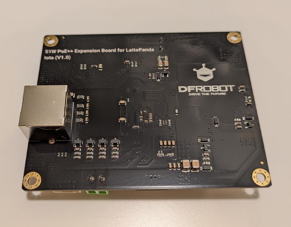 PoE adapter, other side.