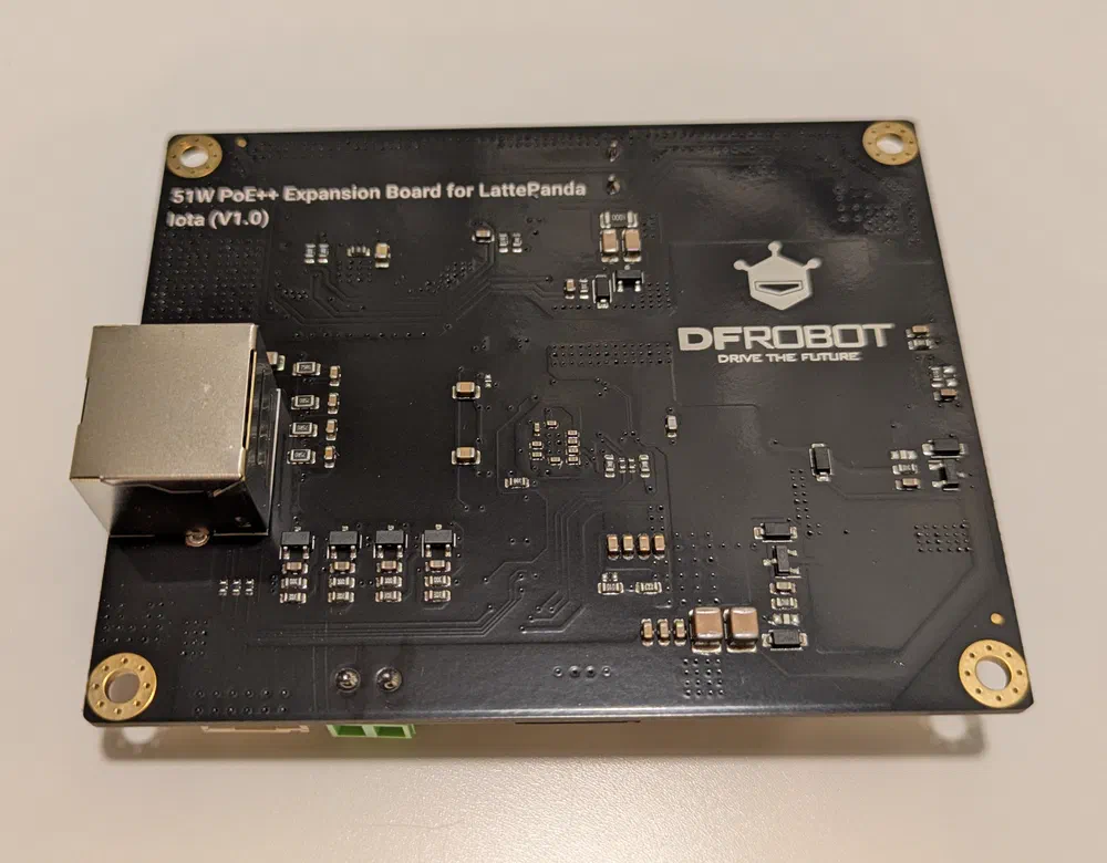 PoE adapter, other side.