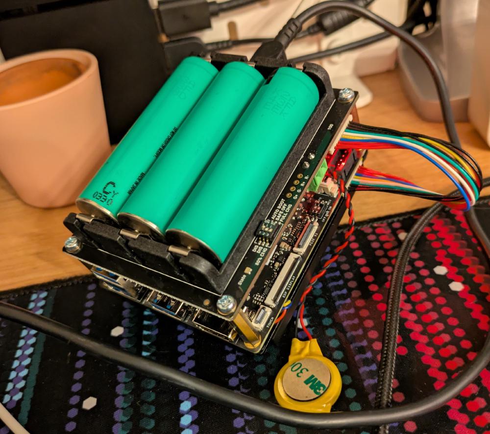 UPS adapter, installed on the board.