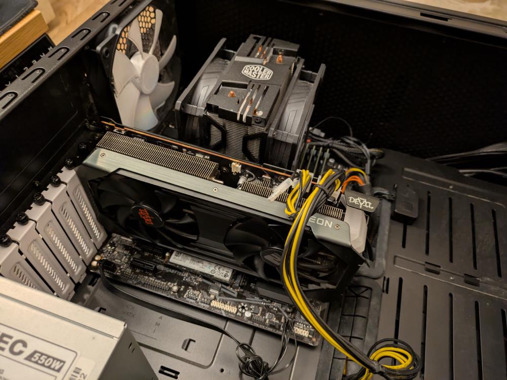 The inside look into the build.