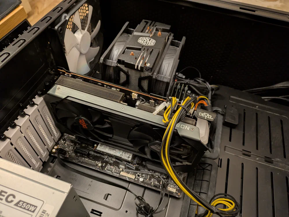 The inside look into the build.