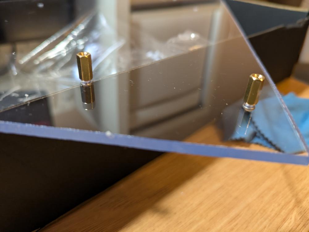 First standoffs installed!