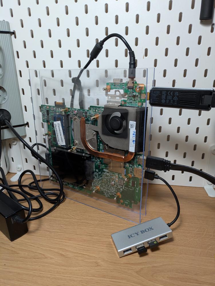The Garbage PC, in use.