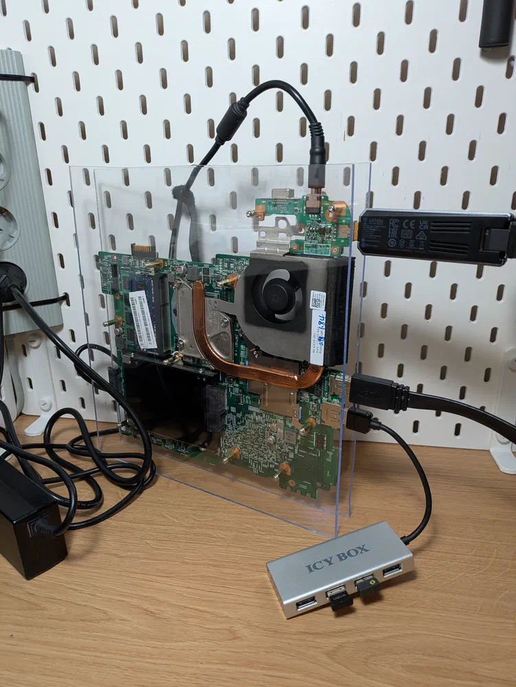 The Garbage PC, in use.