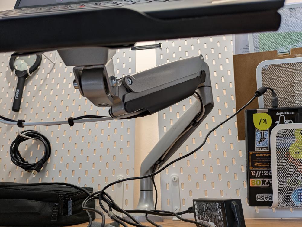 Routes nicely and is out of the way.