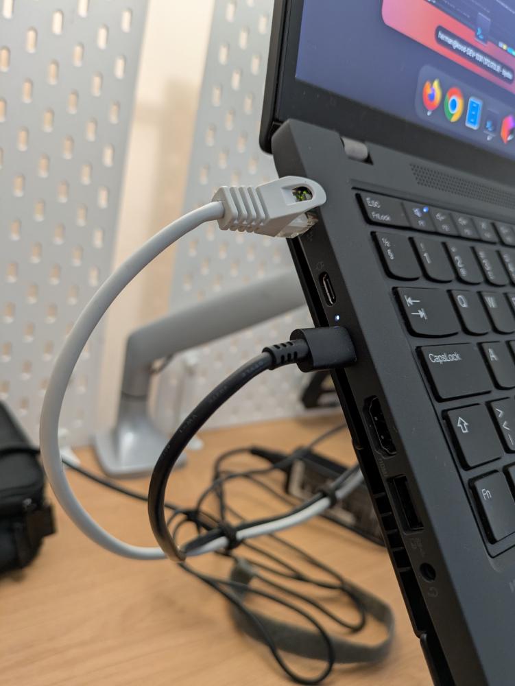 All I ever need: power, and ethernet.