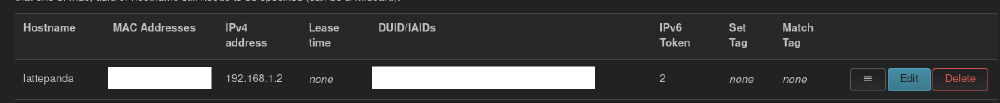 Set an IPv6 token for a predictable IPv6 suffix.