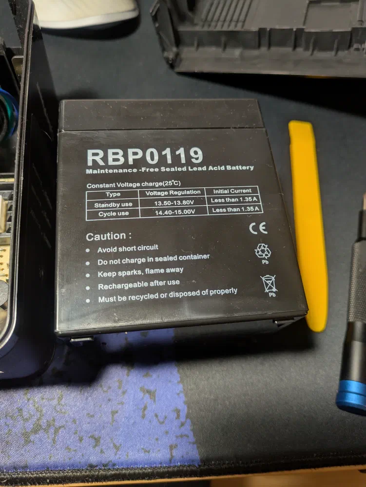 CyberPower UT650EG battery.