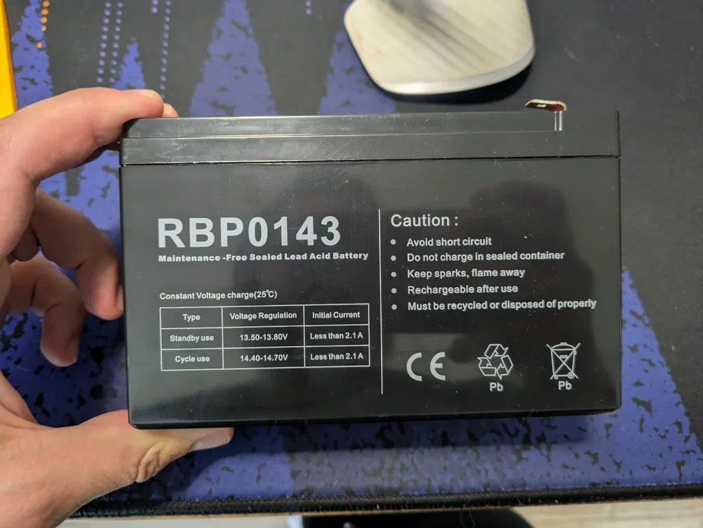CyberPower UT850EG battery.