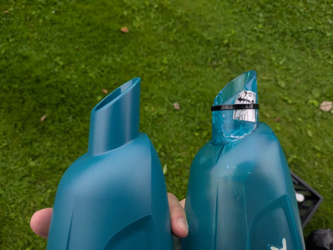 Don't buy the transparent plastic version of the Makita DCL-180 vacuum cleaner
