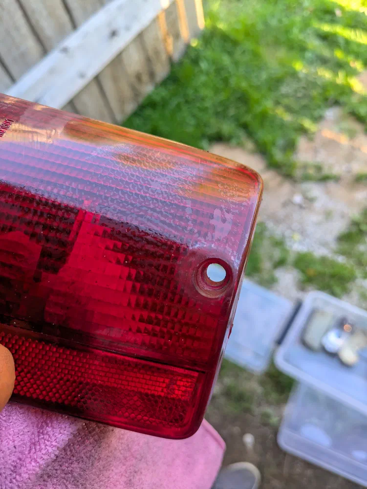 What the screw hole looks like.