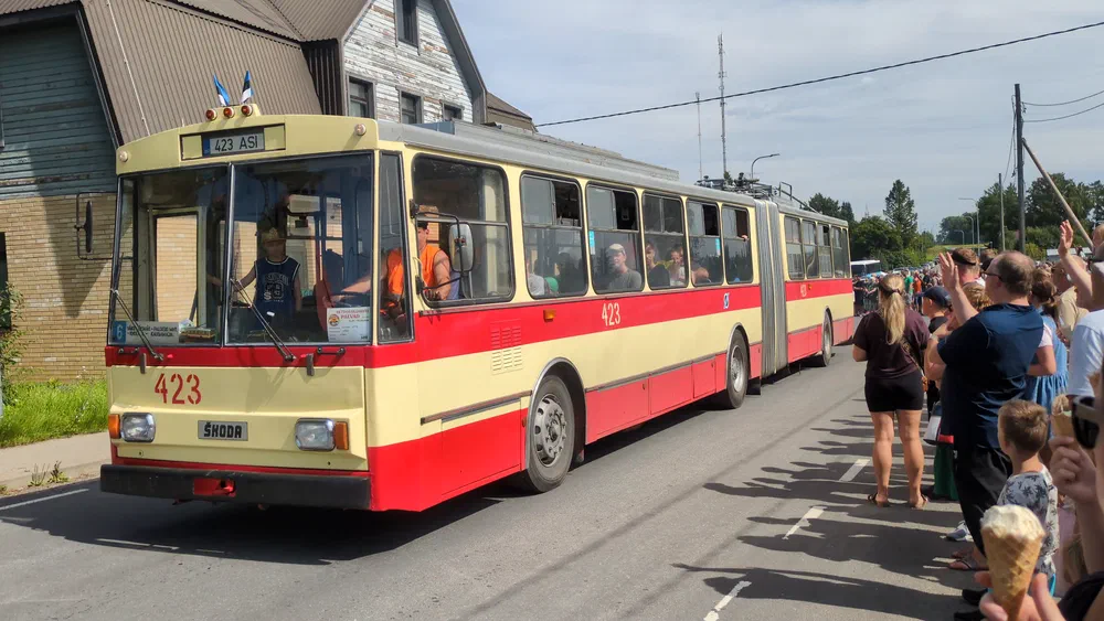 Street-legal trolley bus. I remember riding on these in Tallinn, Estonia as a child a lot around 2009-2011.